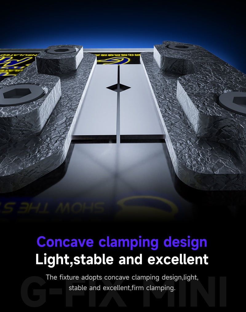 Mechanic G-Fix Mini Heat Resistant Tempered Glass Motherboard Fixture