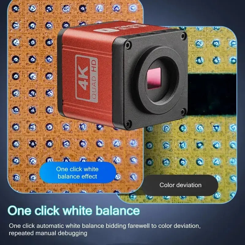 YCS 4K HD Microscope Camera for Mobile Phone Motherboard Repair and Inspection