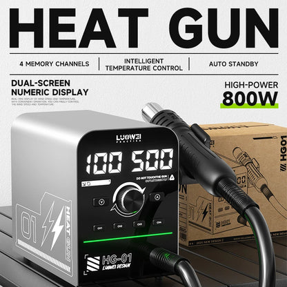Luowei HG-01 800W Intelligent Hot Air Gun BGA rework station