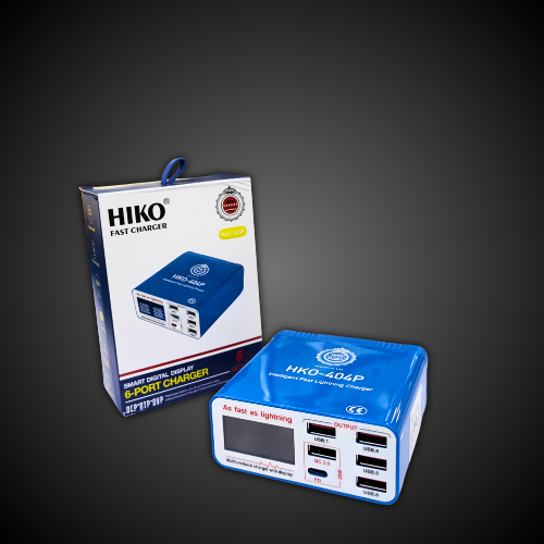 HIKO Intelligent Digital Display 6-Port Charger (HKO-404P)