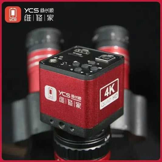 YCS 4K HD Microscope Camera for Mobile Phone Motherboard Repair and Inspection