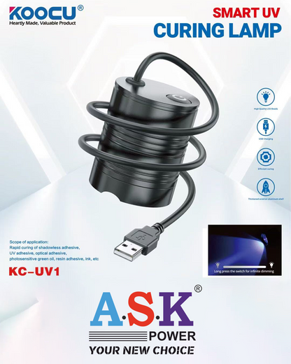 Koocu KC-UV3 Smart Dual-core UV Curing Lamp