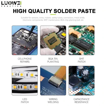 Luowei LW-SP1 183? Lead-Free Solder Paste For PCB Repair 50G