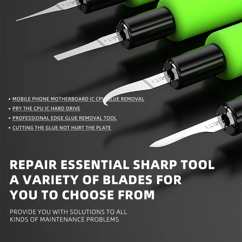 Luowei LW-K1 Chip/Hard Disk Remover Glue Knife CPU Opening Blade With Handle