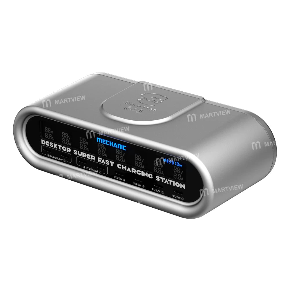 Mechanic 8 ports charger E= power