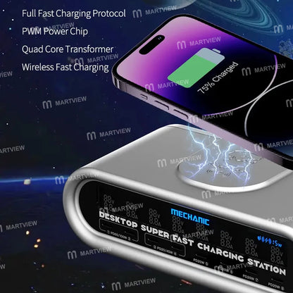 Mechanic 8 ports charger E= power