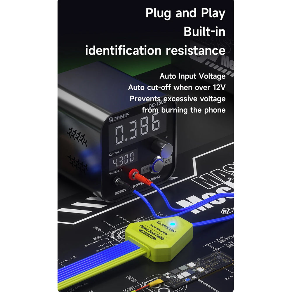 Mechanic Power PCB Boot Cable for iPhone & Android Phones