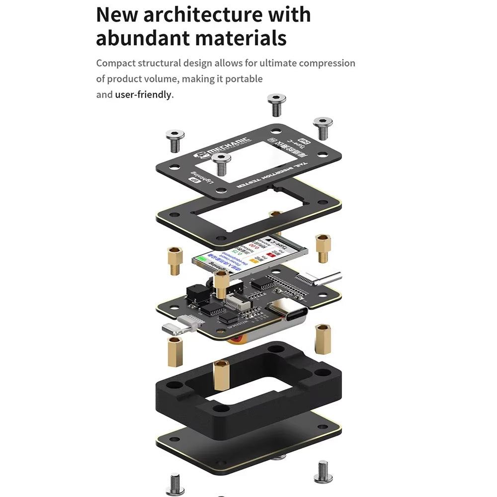 Mechanic T-824 SE Type-C to Lightning High Precision Digital Display Tail Insertion Tester