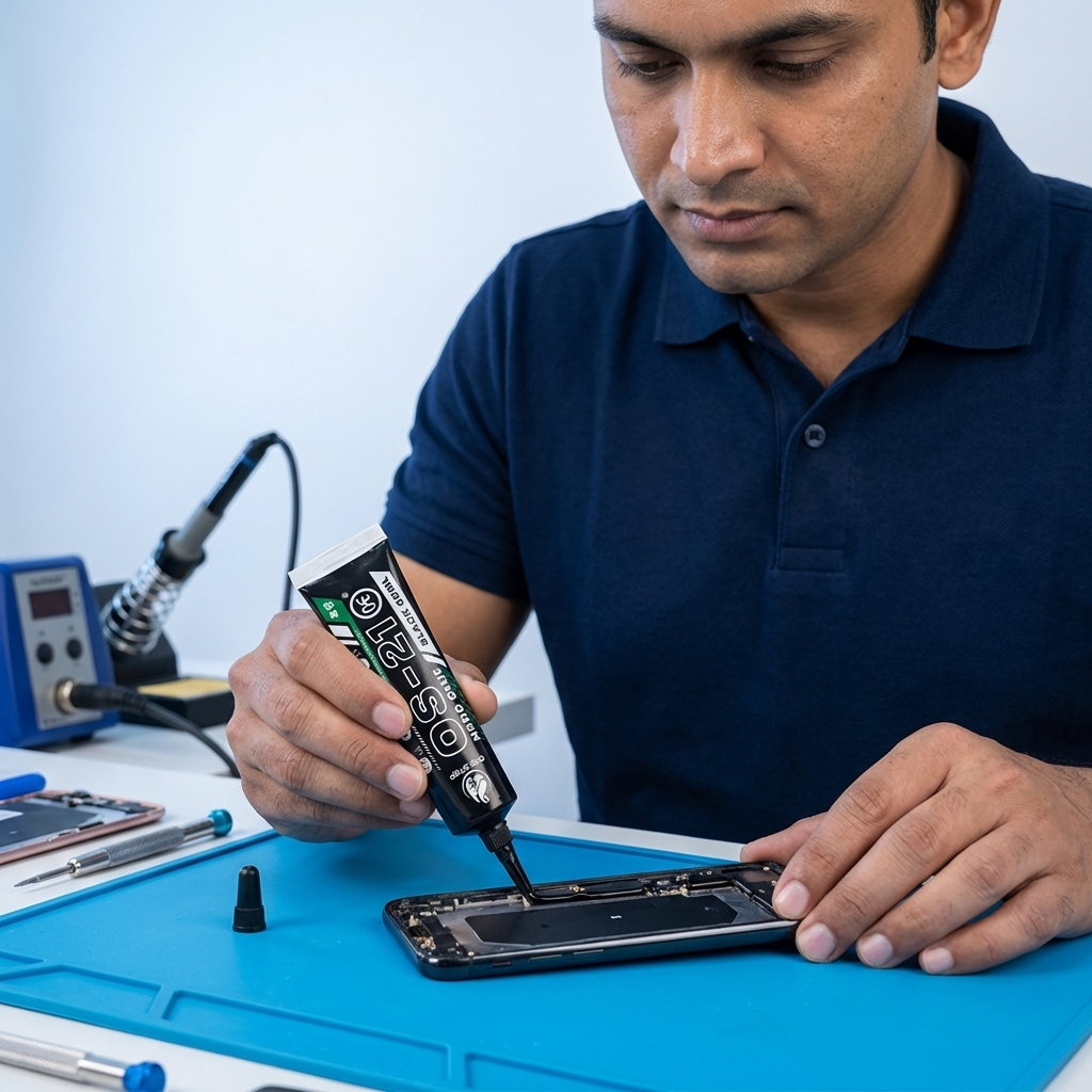 One Stop OS-21 Multipurpose Premium Black Glue - 60ML