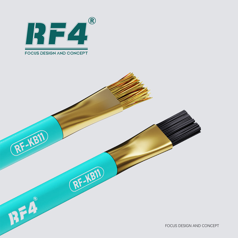 RF4 RF-KB11 3D TIN SCRAPING BLADE AND ANTI-STATIC GLUE REMOVAL BRUSH SET