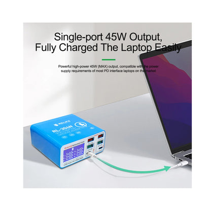 RELIFE Intelligent digital display 6-port charger/wide voltage RL-304N