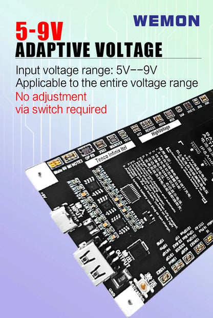 WEMON BC27 PRO Battery Activation Detection Board for IPhone 6-17 & 400+ Android