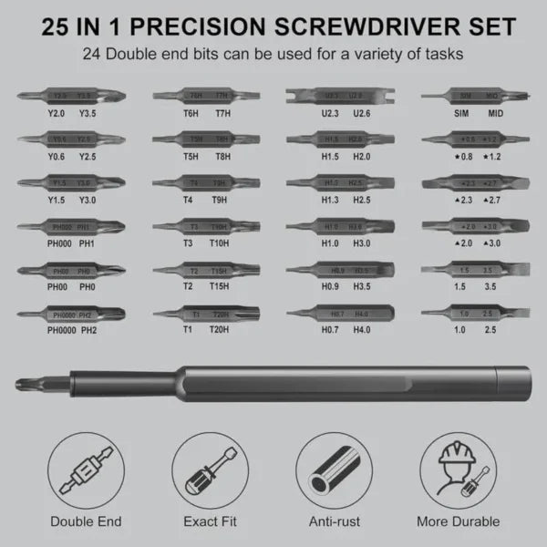 6024 Magnetic Screwdriver Toolkit Set Professional Screwdriver Set for Mobile Repairing Tool