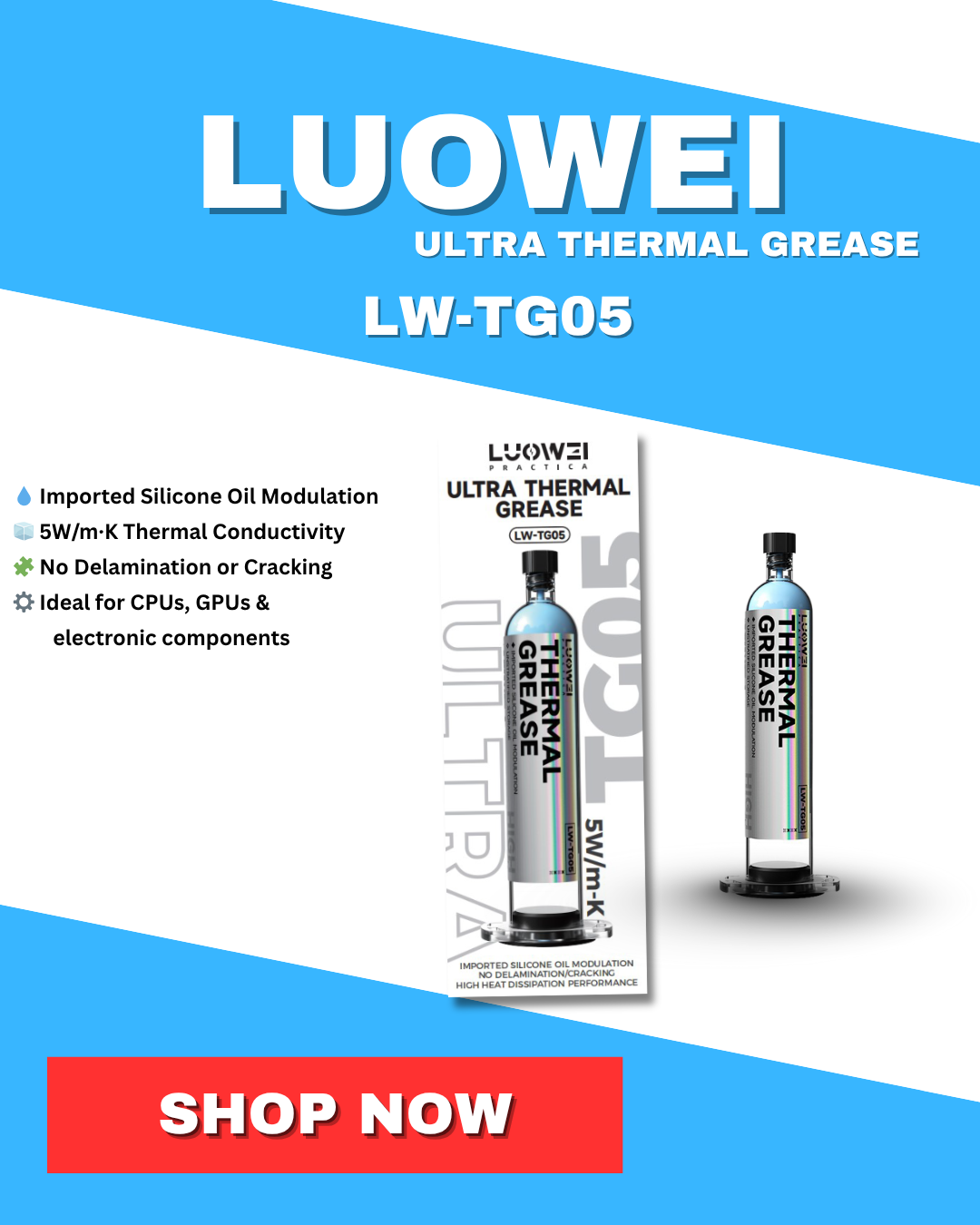 LUOWEI ULTRA THERMAL GREASE – LW-TG05