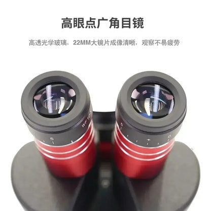 YCS 6558X 6.5X-58X Rotation Trinocular Stereo Zoom Microscope with Big Base