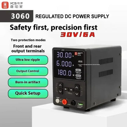 YCS 3060 30V 6A DC Power Supply 180W High Power For Tablet/ Mobile phon