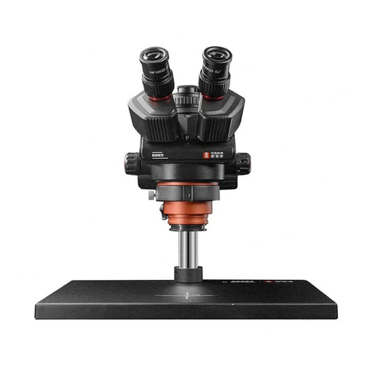 YCS 6065 Industrial Trinocular Stereo Microscope 0.6X-6.5X Zoom Microscope With Big Base For PCB Repair