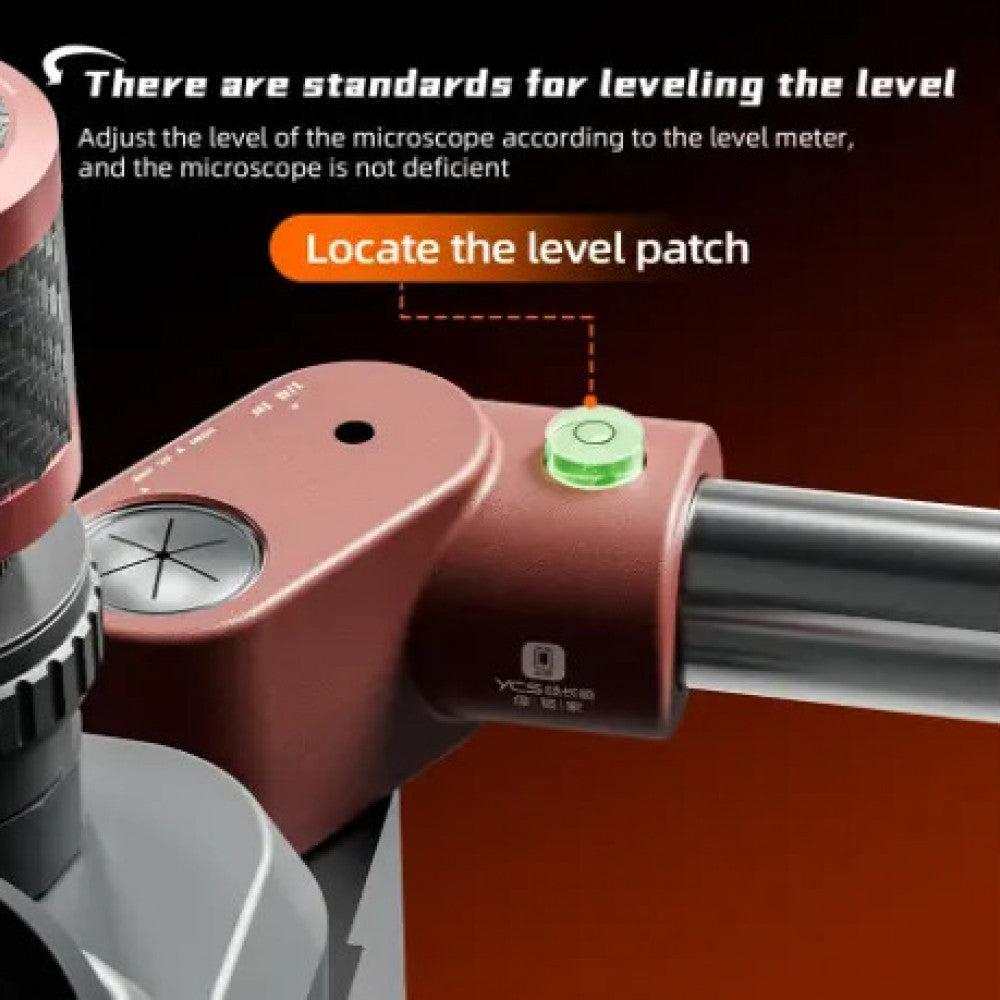 YCS Dragon Arm 360° Rotation Microscope Swing Arm Bracket with Levelling Device